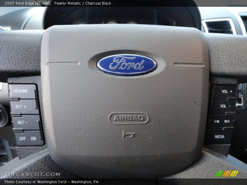 Pewter Metallic / Charcoal Black 2007 Ford Edge SEL AWD