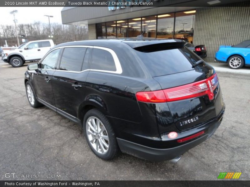Tuxedo Black Metallic / Charcoal Black/Canyon 2010 Lincoln MKT AWD EcoBoost