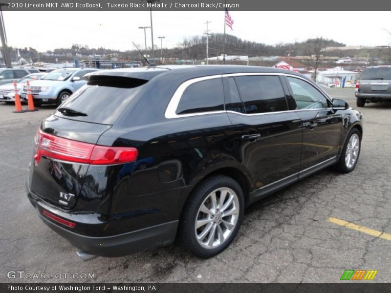 Tuxedo Black Metallic / Charcoal Black/Canyon 2010 Lincoln MKT AWD EcoBoost