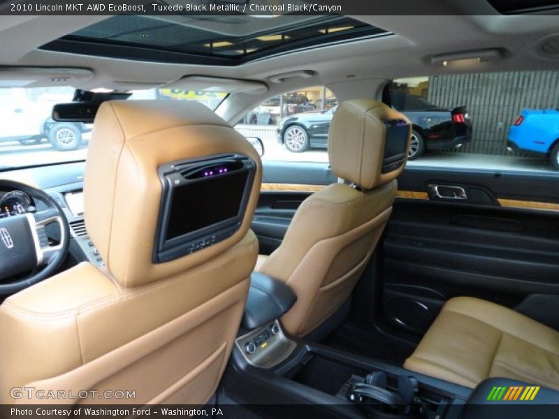 Tuxedo Black Metallic / Charcoal Black/Canyon 2010 Lincoln MKT AWD EcoBoost