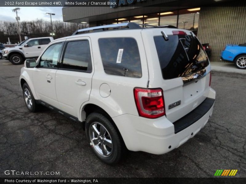 White Suede / Charcoal Black 2012 Ford Escape Limited 4WD