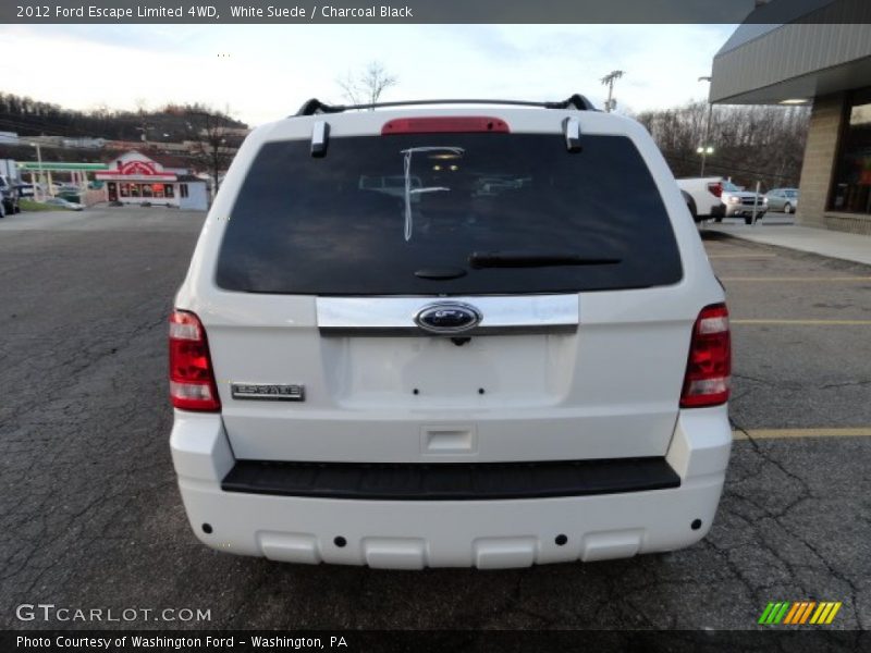 White Suede / Charcoal Black 2012 Ford Escape Limited 4WD