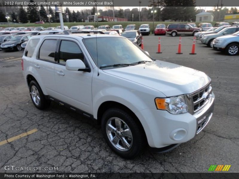 White Suede / Charcoal Black 2012 Ford Escape Limited 4WD