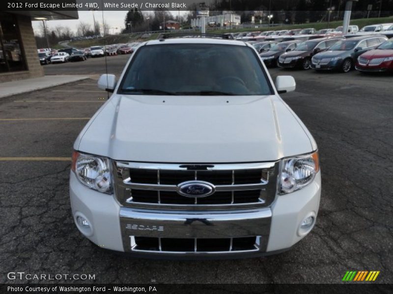 White Suede / Charcoal Black 2012 Ford Escape Limited 4WD