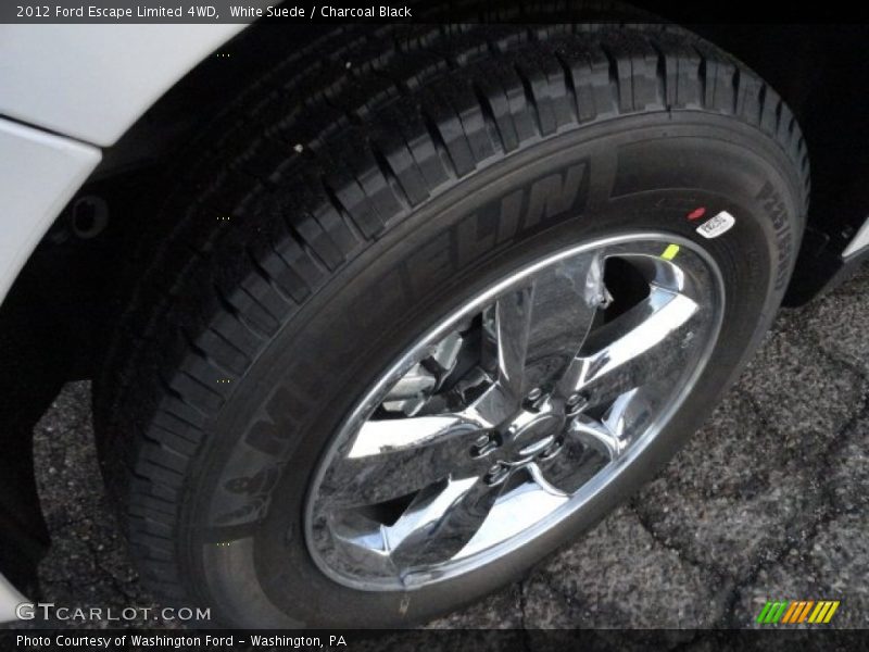 White Suede / Charcoal Black 2012 Ford Escape Limited 4WD