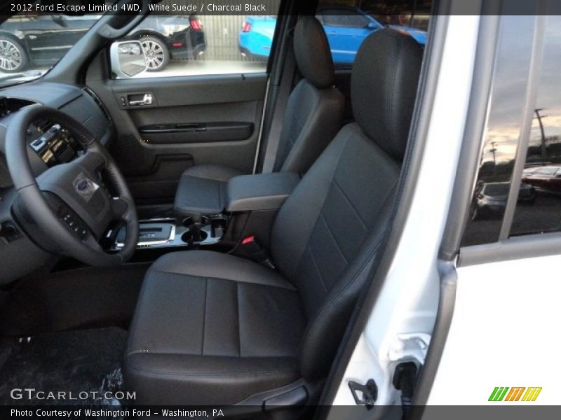 White Suede / Charcoal Black 2012 Ford Escape Limited 4WD