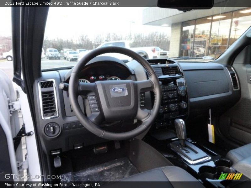 White Suede / Charcoal Black 2012 Ford Escape Limited 4WD