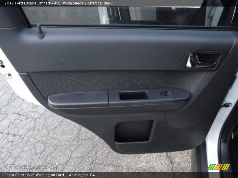 White Suede / Charcoal Black 2012 Ford Escape Limited 4WD