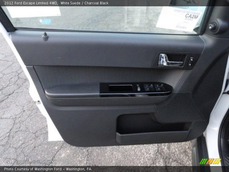 White Suede / Charcoal Black 2012 Ford Escape Limited 4WD