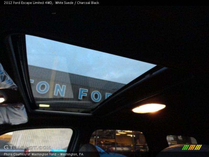 White Suede / Charcoal Black 2012 Ford Escape Limited 4WD