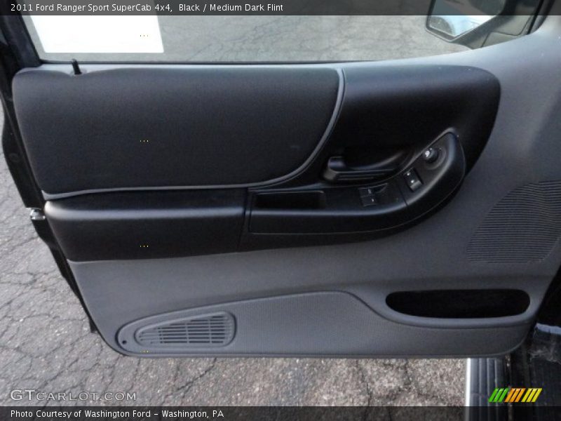Black / Medium Dark Flint 2011 Ford Ranger Sport SuperCab 4x4