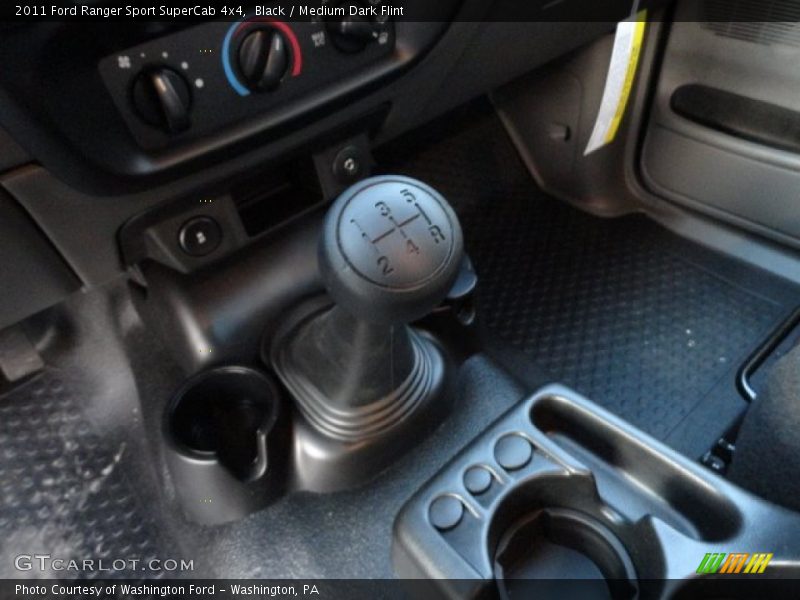  2011 Ranger Sport SuperCab 4x4 5 Speed Manual Shifter