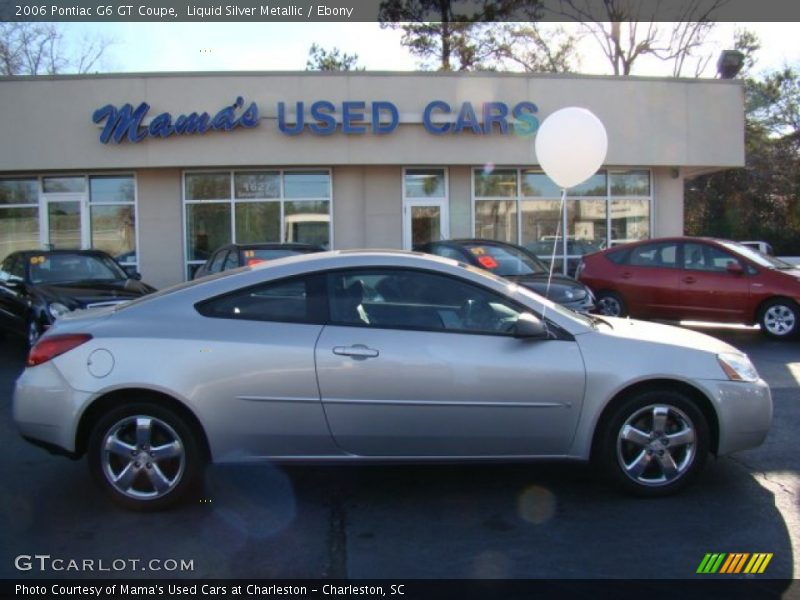 Liquid Silver Metallic / Ebony 2006 Pontiac G6 GT Coupe