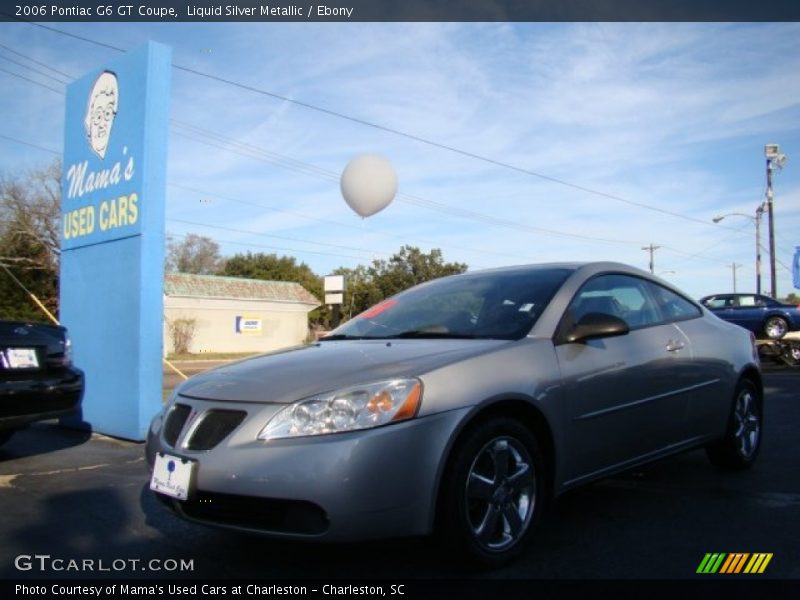 Liquid Silver Metallic / Ebony 2006 Pontiac G6 GT Coupe