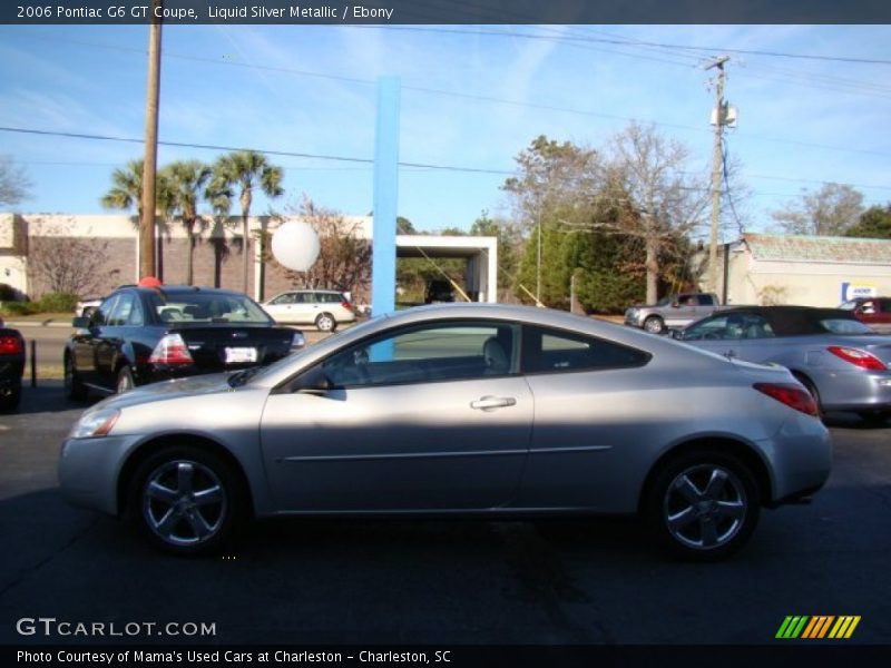 Liquid Silver Metallic / Ebony 2006 Pontiac G6 GT Coupe