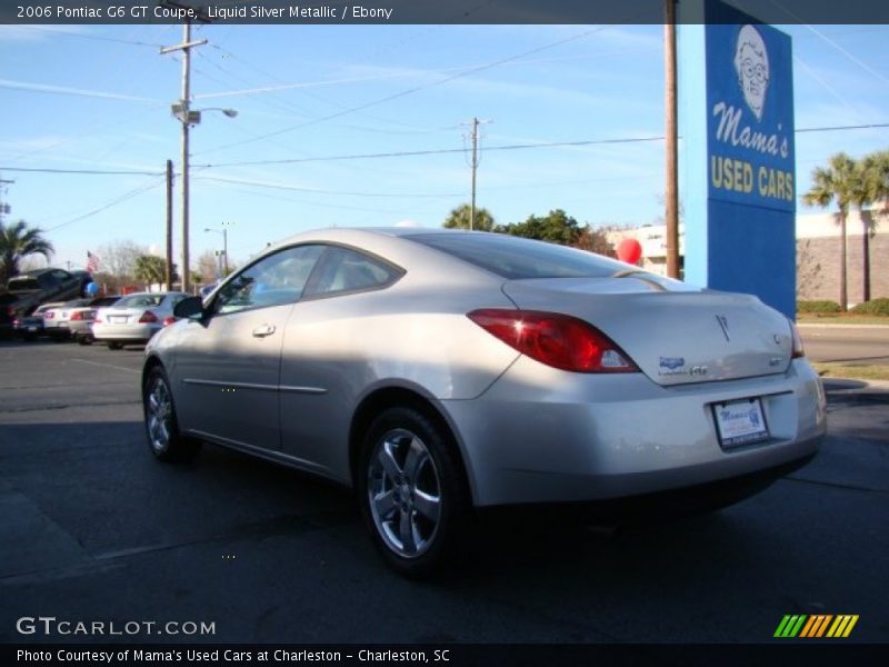 Liquid Silver Metallic / Ebony 2006 Pontiac G6 GT Coupe