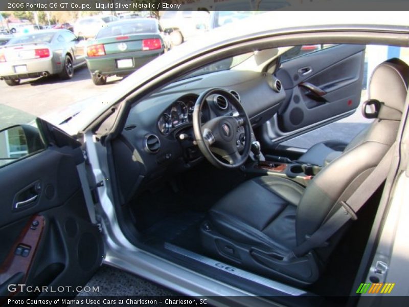 Liquid Silver Metallic / Ebony 2006 Pontiac G6 GT Coupe