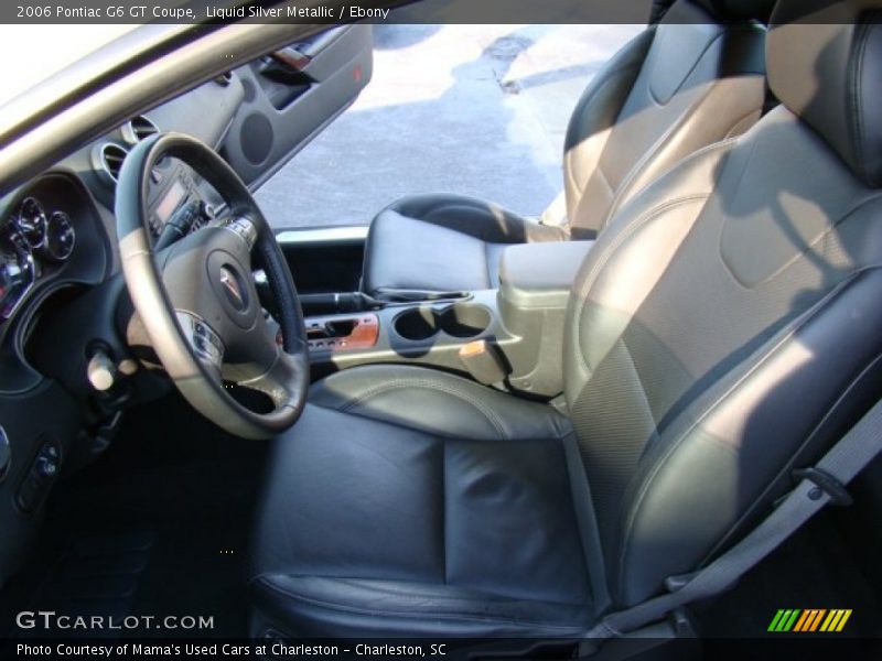 Liquid Silver Metallic / Ebony 2006 Pontiac G6 GT Coupe