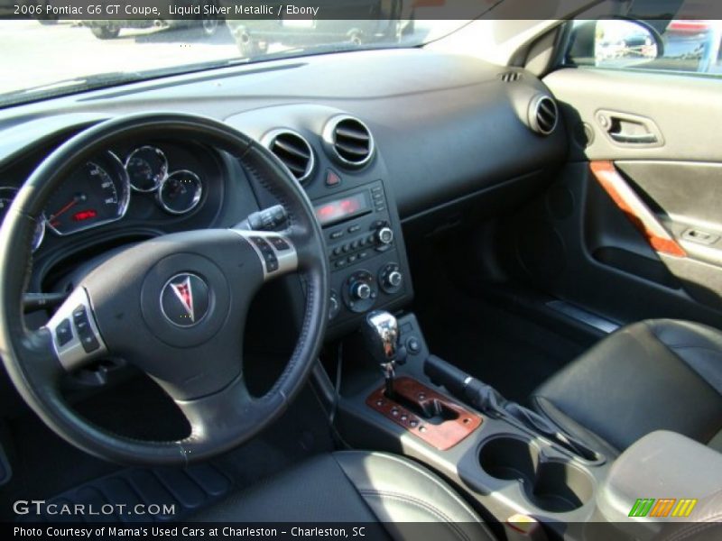 Liquid Silver Metallic / Ebony 2006 Pontiac G6 GT Coupe