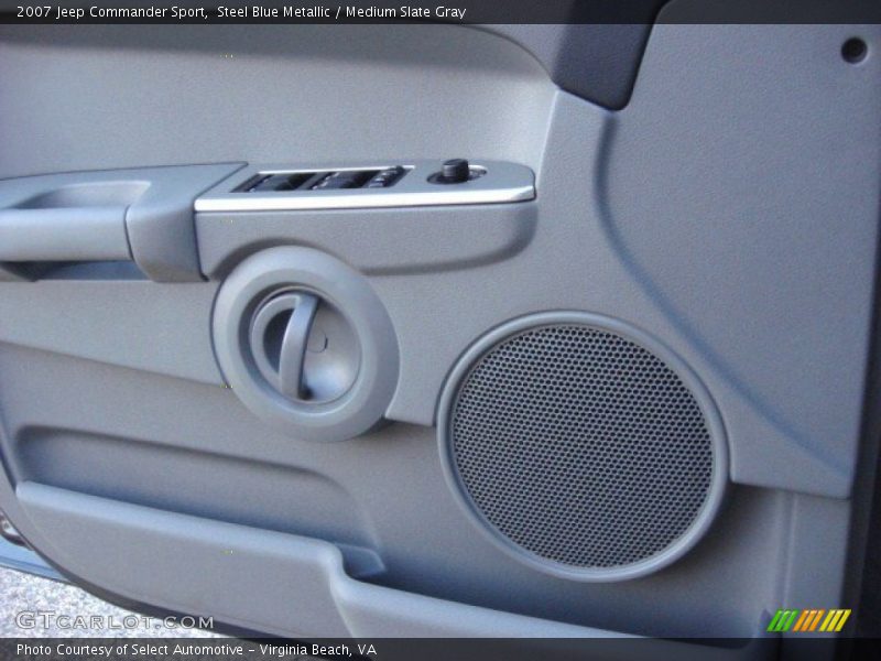 Steel Blue Metallic / Medium Slate Gray 2007 Jeep Commander Sport