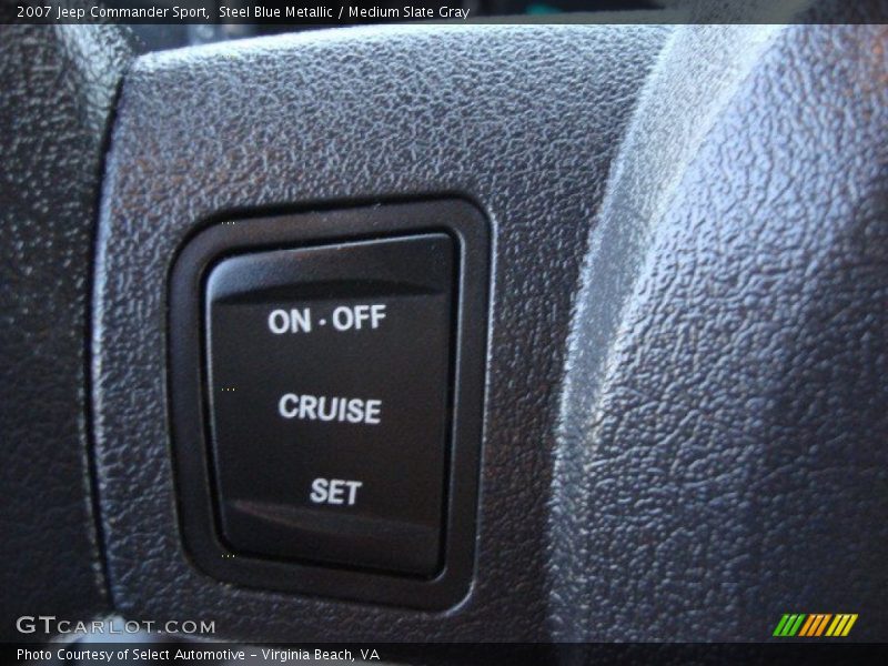 Steel Blue Metallic / Medium Slate Gray 2007 Jeep Commander Sport
