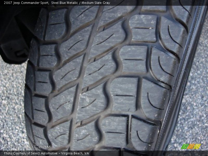 Steel Blue Metallic / Medium Slate Gray 2007 Jeep Commander Sport