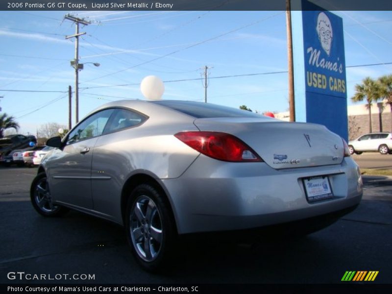 Liquid Silver Metallic / Ebony 2006 Pontiac G6 GT Coupe