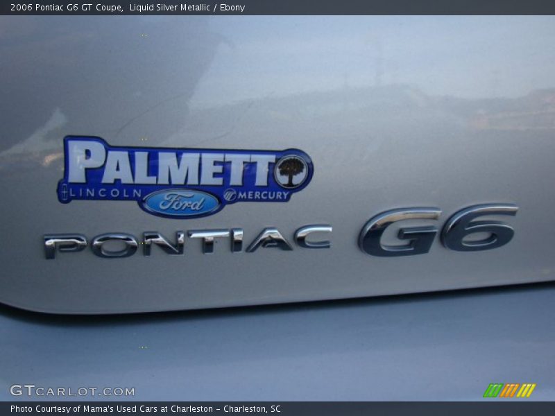 Liquid Silver Metallic / Ebony 2006 Pontiac G6 GT Coupe
