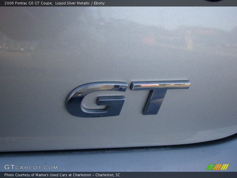 Liquid Silver Metallic / Ebony 2006 Pontiac G6 GT Coupe