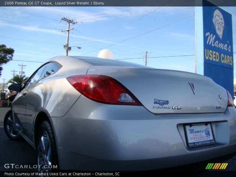 Liquid Silver Metallic / Ebony 2006 Pontiac G6 GT Coupe
