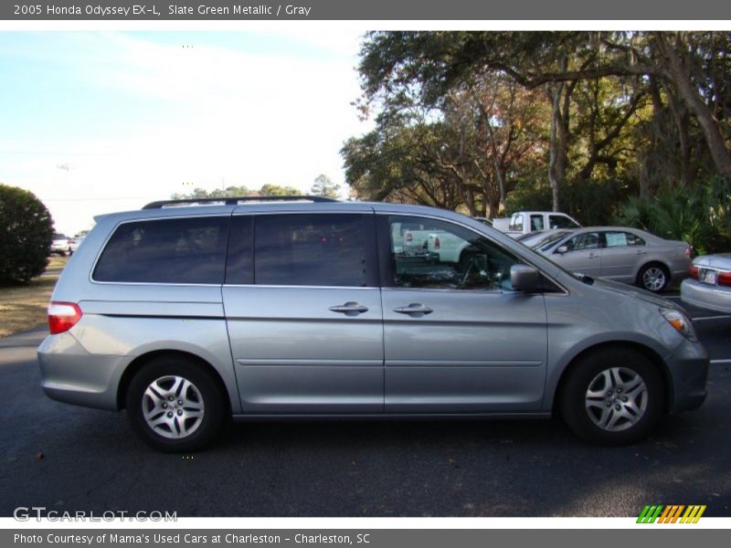 Slate Green Metallic / Gray 2005 Honda Odyssey EX-L