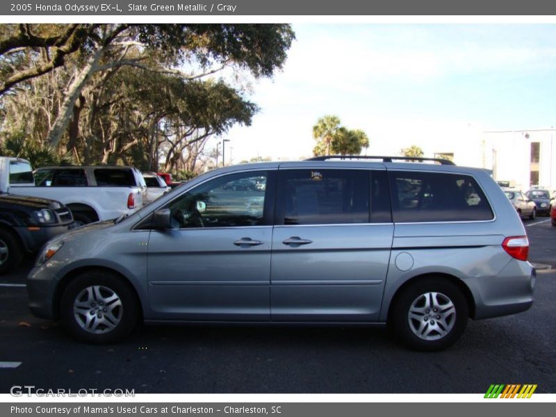 Slate Green Metallic / Gray 2005 Honda Odyssey EX-L