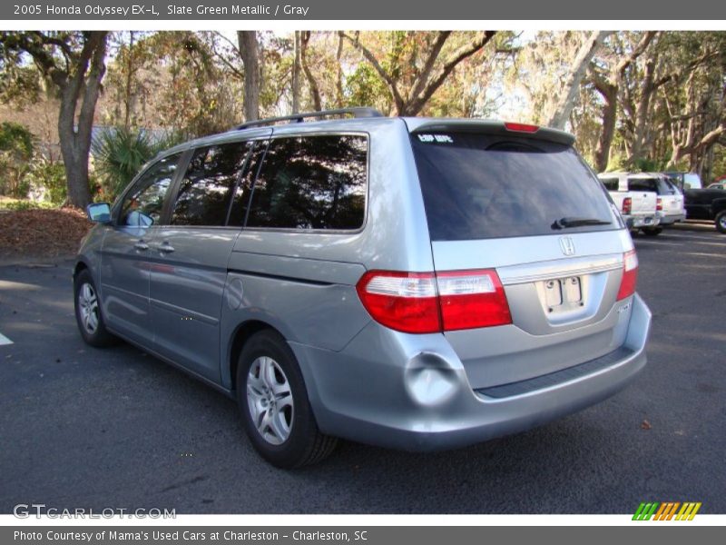 Slate Green Metallic / Gray 2005 Honda Odyssey EX-L