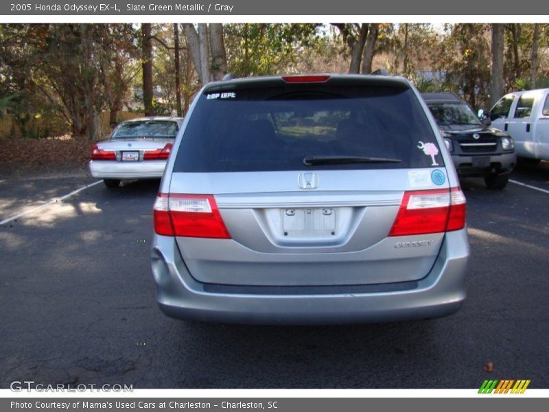 Slate Green Metallic / Gray 2005 Honda Odyssey EX-L