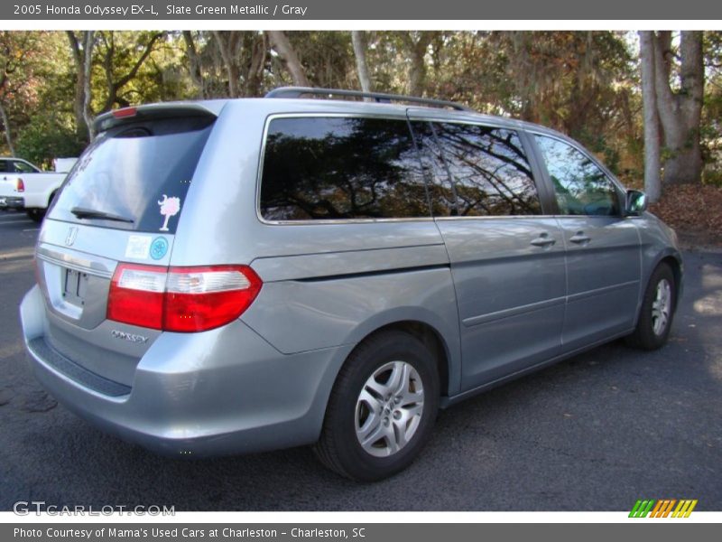 Slate Green Metallic / Gray 2005 Honda Odyssey EX-L