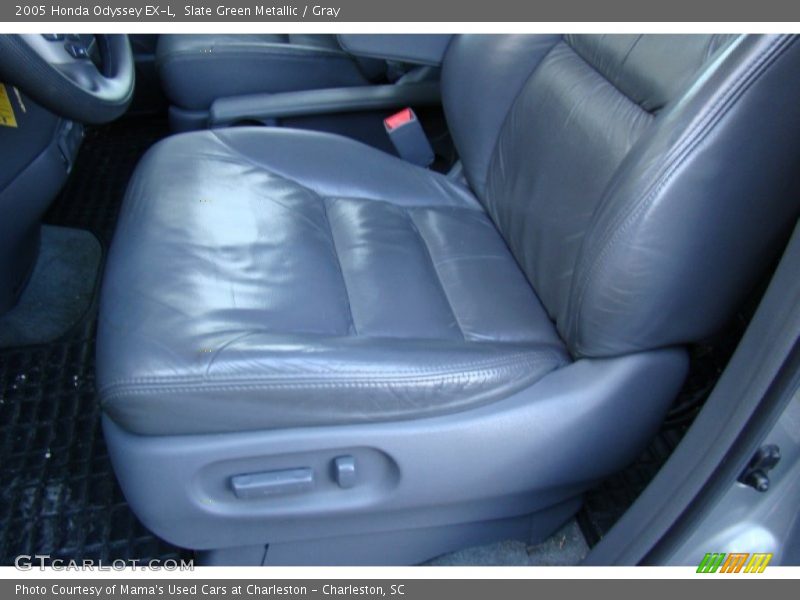 Slate Green Metallic / Gray 2005 Honda Odyssey EX-L