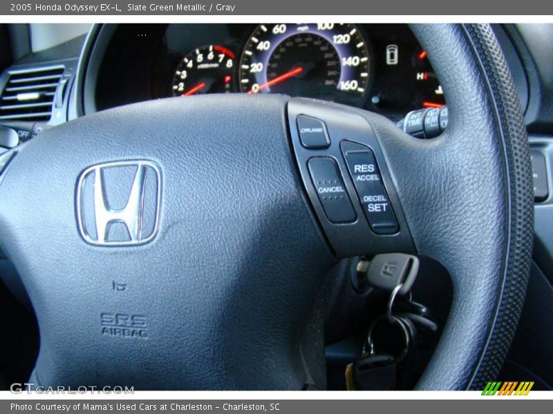 Slate Green Metallic / Gray 2005 Honda Odyssey EX-L