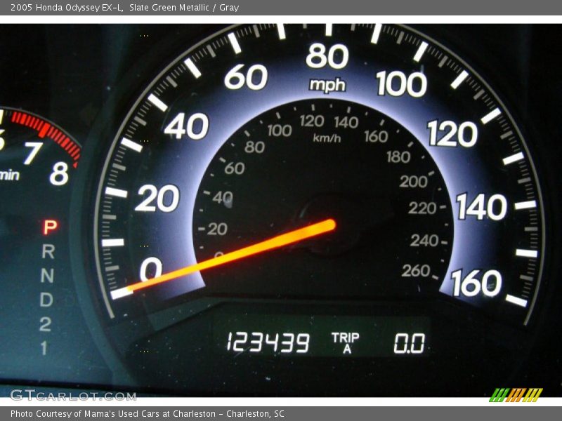 Slate Green Metallic / Gray 2005 Honda Odyssey EX-L