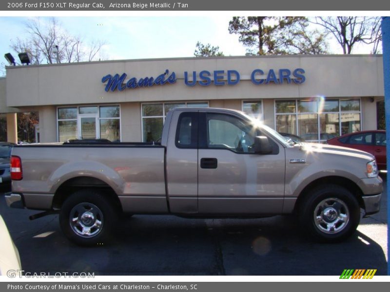 Arizona Beige Metallic / Tan 2006 Ford F150 XLT Regular Cab