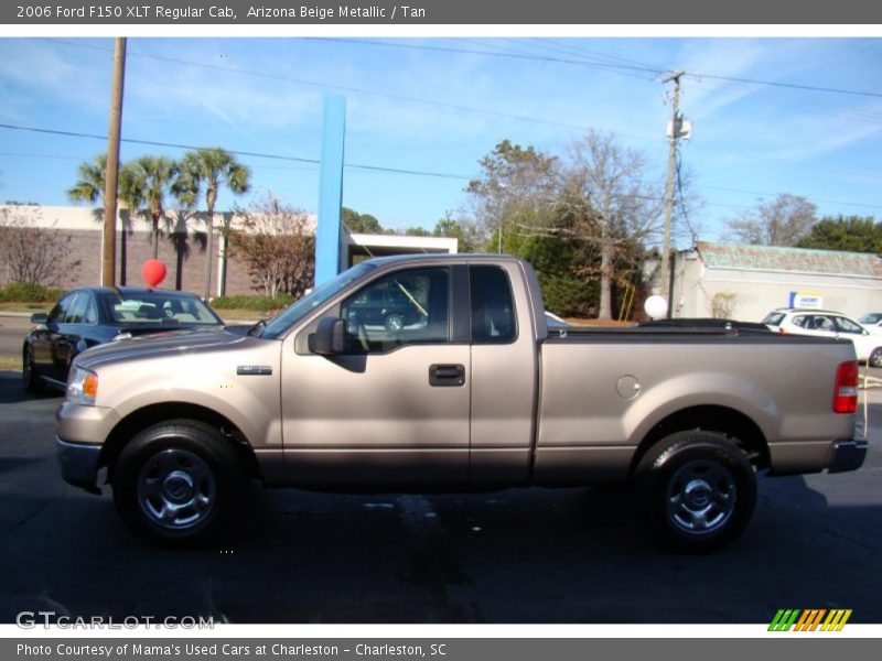 Arizona Beige Metallic / Tan 2006 Ford F150 XLT Regular Cab