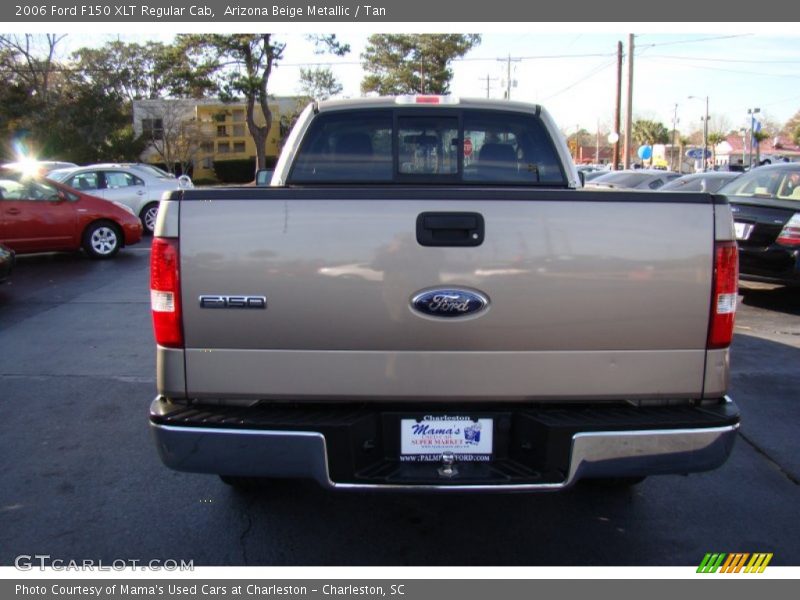 Arizona Beige Metallic / Tan 2006 Ford F150 XLT Regular Cab