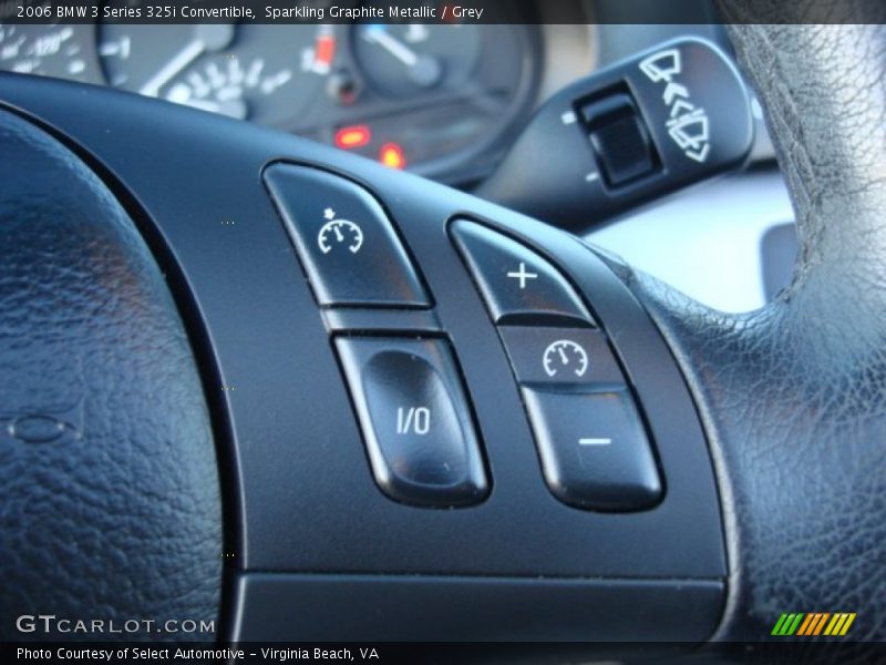 Sparkling Graphite Metallic / Grey 2006 BMW 3 Series 325i Convertible