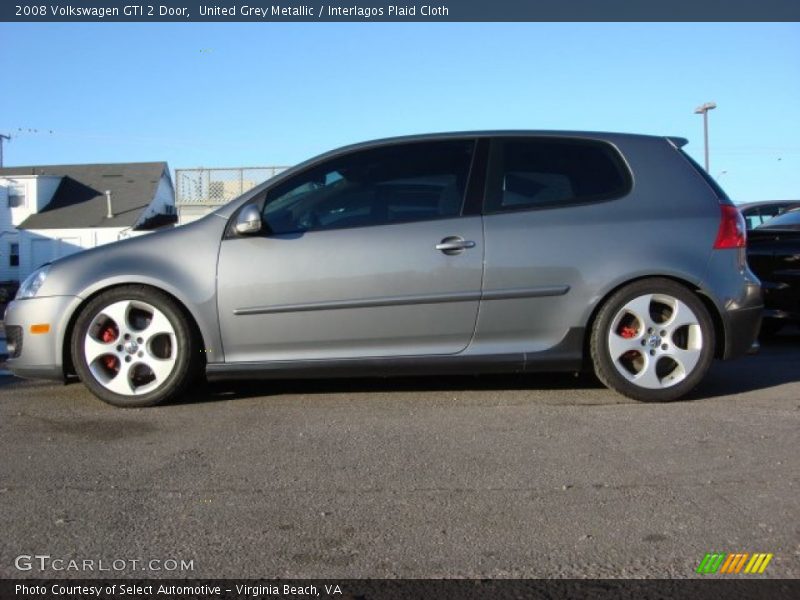 United Grey Metallic / Interlagos Plaid Cloth 2008 Volkswagen GTI 2 Door