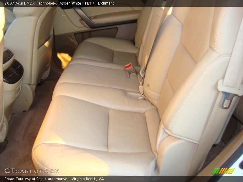 Aspen White Pearl / Parchment 2007 Acura MDX Technology