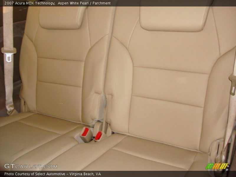 Aspen White Pearl / Parchment 2007 Acura MDX Technology