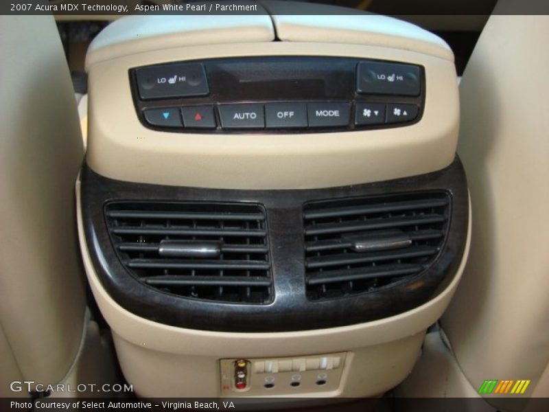 Aspen White Pearl / Parchment 2007 Acura MDX Technology