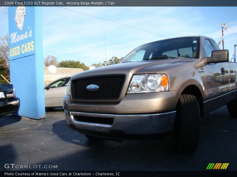 Arizona Beige Metallic / Tan 2006 Ford F150 XLT Regular Cab