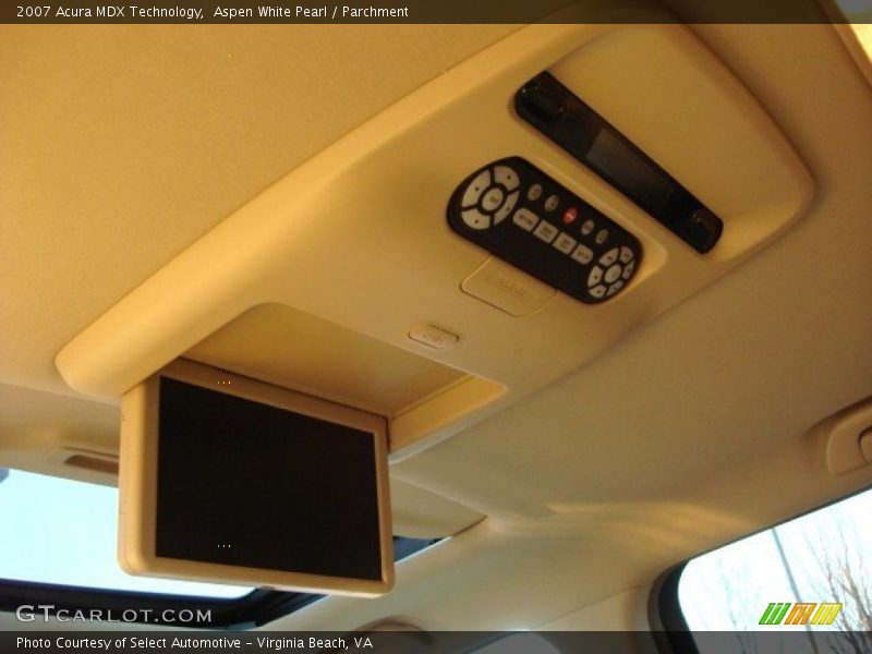 Aspen White Pearl / Parchment 2007 Acura MDX Technology