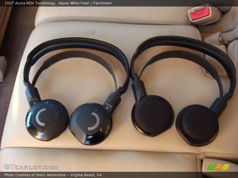 Aspen White Pearl / Parchment 2007 Acura MDX Technology