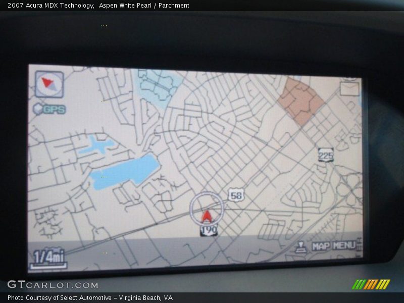 Aspen White Pearl / Parchment 2007 Acura MDX Technology